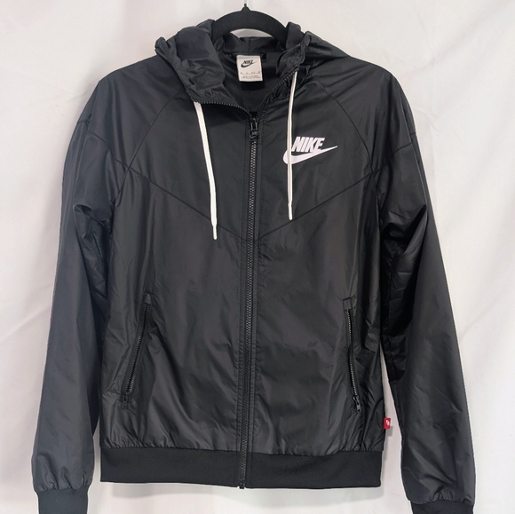 Nike Black Windbreaker Jacket Size XS - Picture 1 of 5